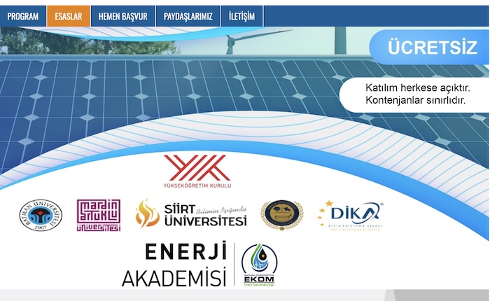 Enerji Akademisi’ne katılım başvuruları başladı