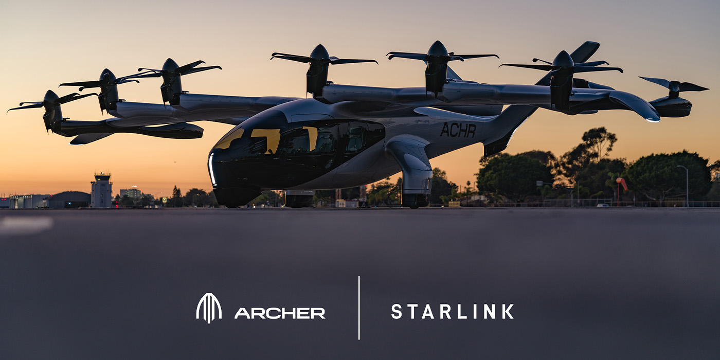 Archer Aviation, eVTOL hava taksilerinde Starlink internetini kullanacak; bu, ileride otonom yolculukları mümkün kılabilir