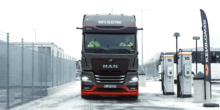 MAN Trucks, megawatt şarjını sıfırın altındaki sıcaklıklarda sergiledi