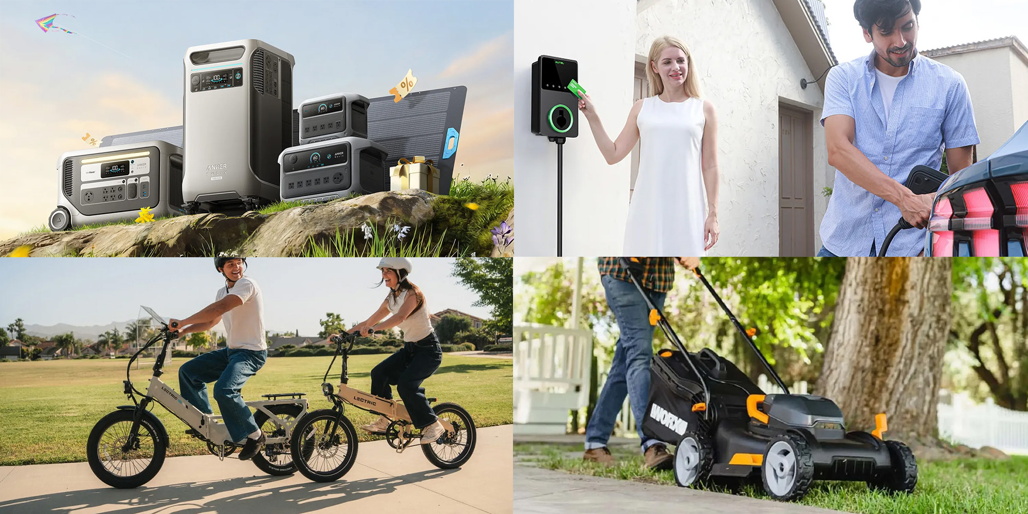 1. Gün Bahar İndirimleri Green Deals – Anker SOLIX güç istasyonu tasarrufunu ’a kadar artırıyor, Autel 50A akıllı EV şarj cihazı, Lectric ve daha fazlası
