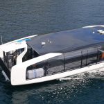 Bu fütüristik görünümlü elektrikli feribot, şehirlerde teknelerin köprülerden daha iyi olduğunu kanıtladı