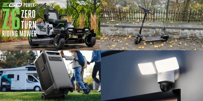EGO sıfır dönüşlü biçme makinesi + 6 adet pil ve duvar şarj cihazı yeni 4.800 dolarlık düşük fiyat, Segway e-scooter Amazon fırsatları, Anker’e özel ve daha fazlası