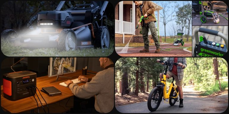 Kendinden hareketli Worx çim biçme makinesi 360 dolar, Greenworks Pro basınçlı yıkama makinesi 350 dolar, Jackery 1.536Wh güç istasyonunda 500 dolar indirim ve daha fazlası